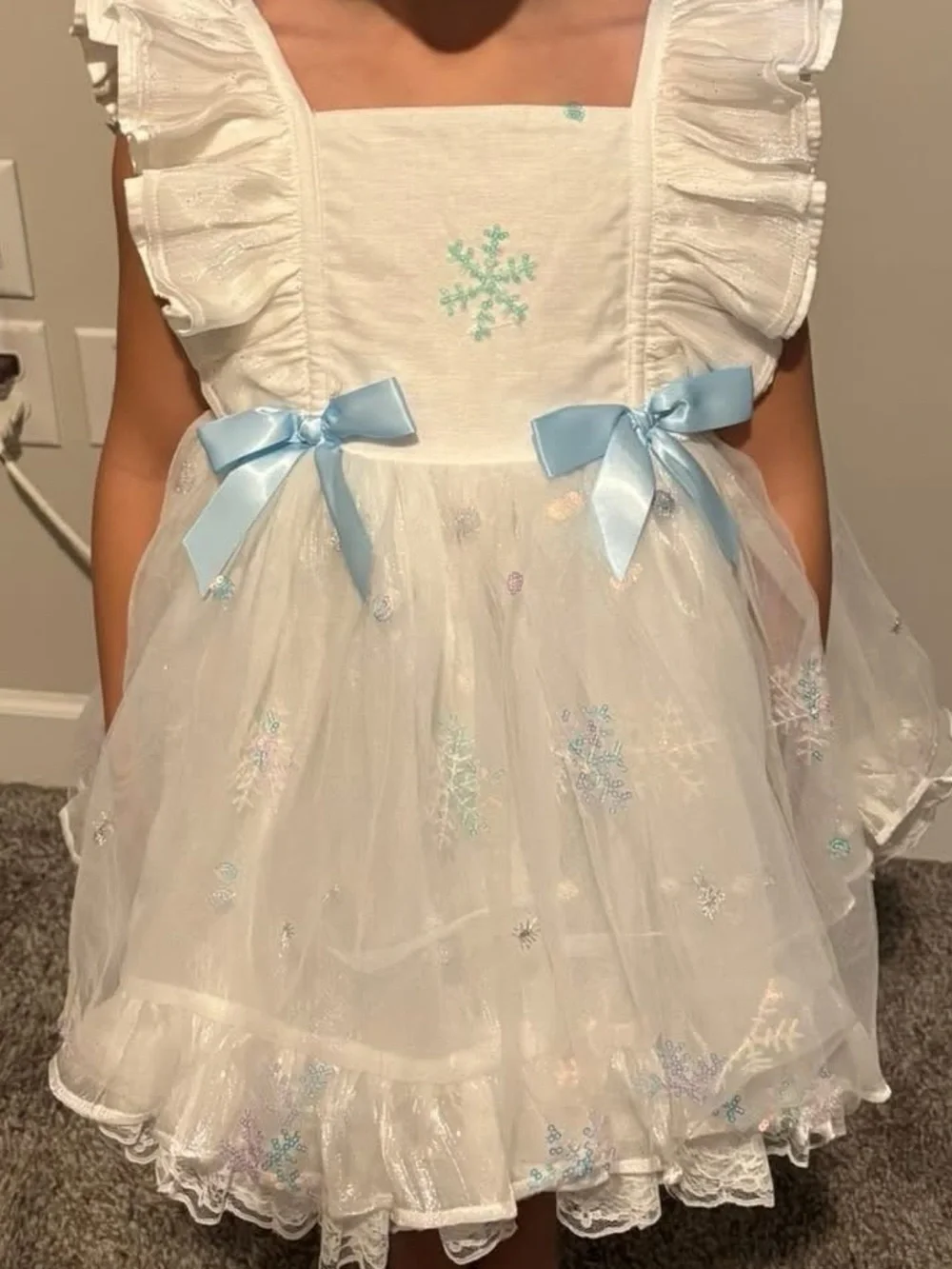 Carriage House Boutique Christmas winter snowflake dress